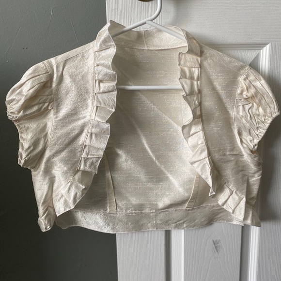 Paloma Blanca Ivory strapless wedding gown (#3854), size 14 - Picture 13 of 13